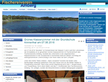 Tablet Screenshot of fischereiverein-amberg.de
